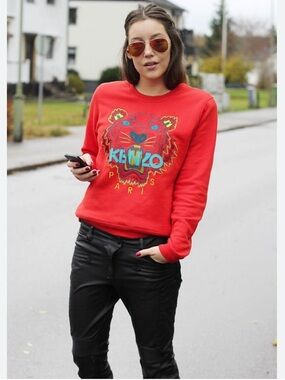 Kenzo Red Tiger Crew Neck